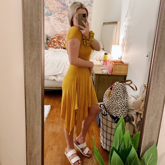 ☼ midi yellow dress - Picture 2 of 4